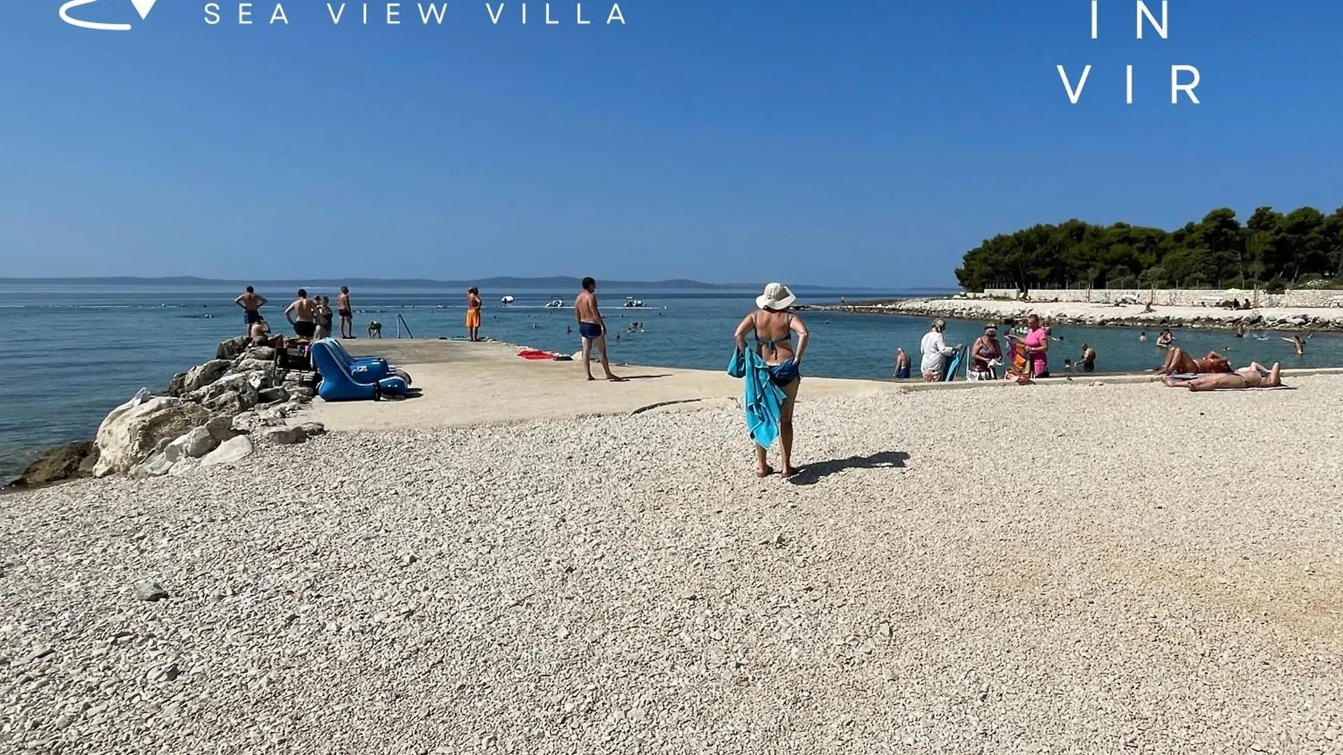 Sea View Villa - Ferienhaus In Kroatien Auf Vir Bei Zadar Mit Privatem Pool Und Meerblick